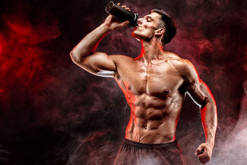 นักกล้ามกินเวย์โปรตีนเท่าไร